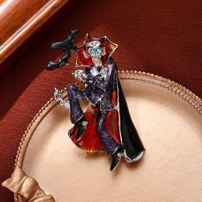 Wholesale Magician brooch clothing accessories collar suit accessories pin clown corsage