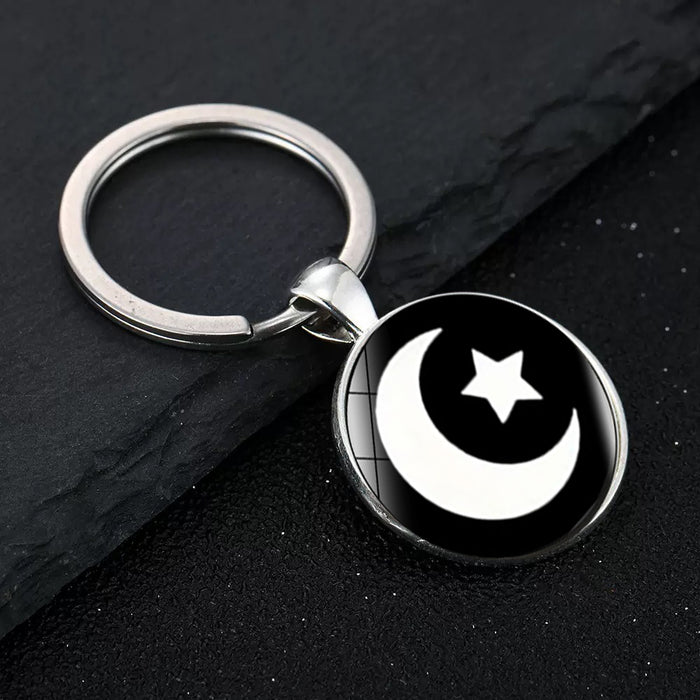 Wholesale  stylish personalized gemstone keychain