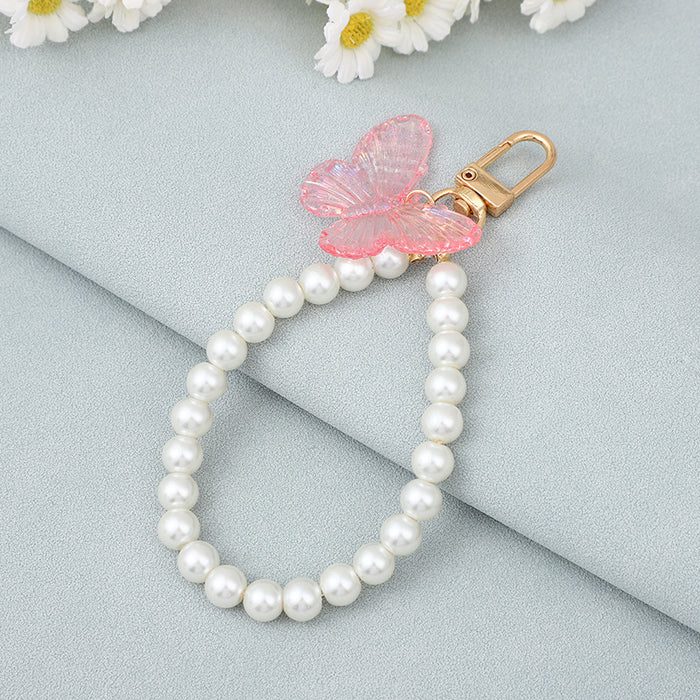 Wholesale Butterfly Flying Series Headphone Companion Keychain with Exquisite Colorful