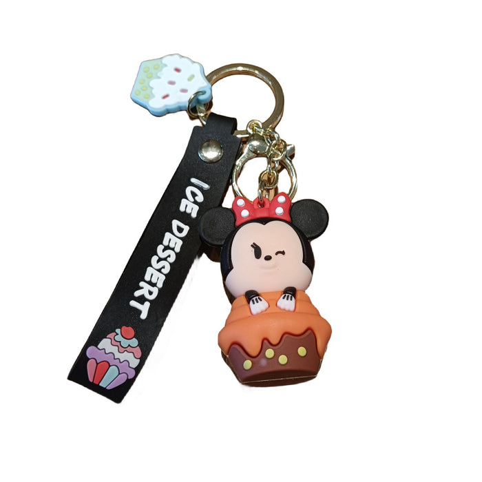 Wholesale Cute 3D Doll Silicone Keychain JDC-KC-MingT146