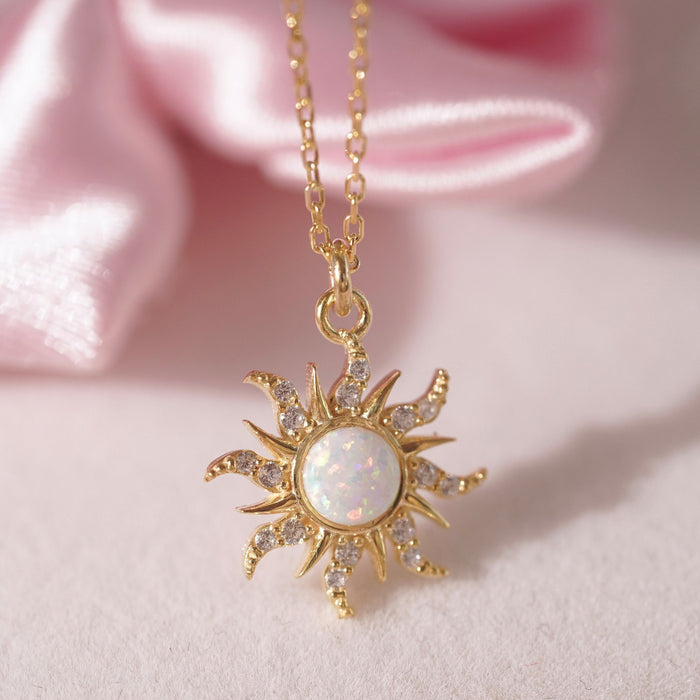 Wholesale Opal Necklace Dopamine  Bracelet Opal Pendant set