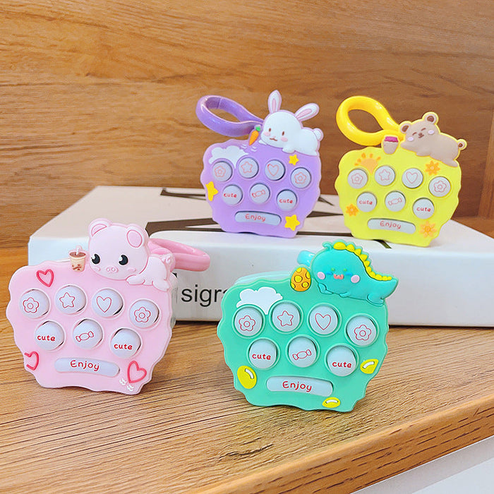 Wholesale Cartoon Rabbit Doll Gopher Machine Keychain JDC-KC-ShuoT008