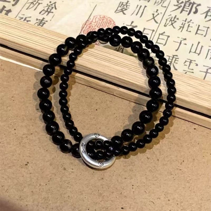 Wholesale Beaded Bracelet Black Bracelet