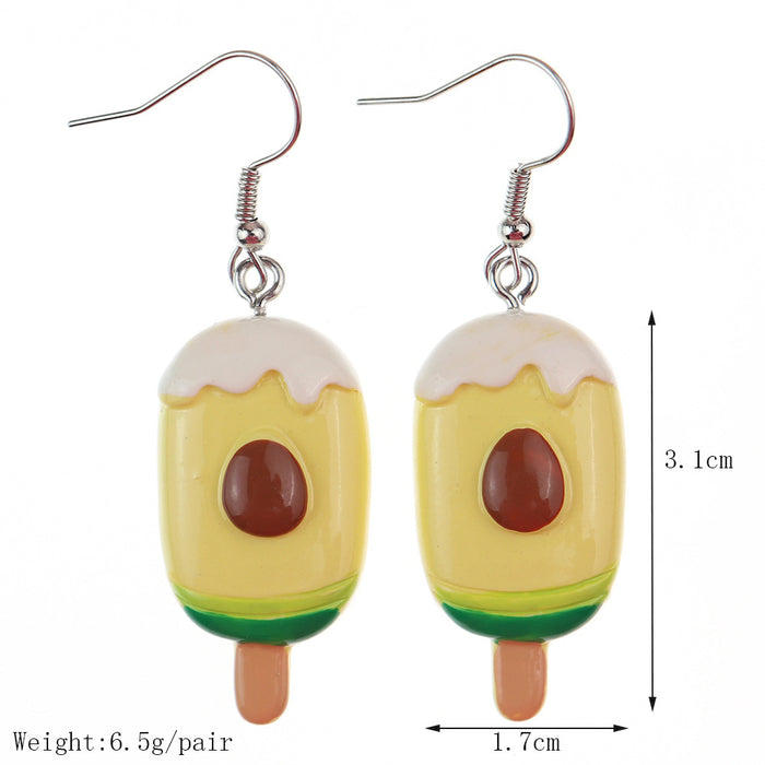 Wholesale Summer Ice Cream Popsicle Earrings JDC-ES-NiQing065