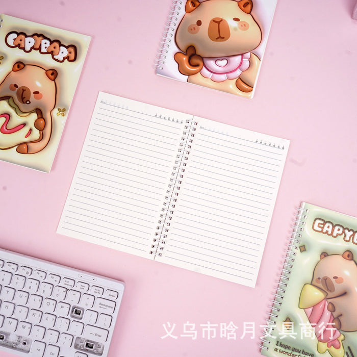 Wholesale 4pcs A5 Spiral 40-Page Student Creative Diary  Notebook