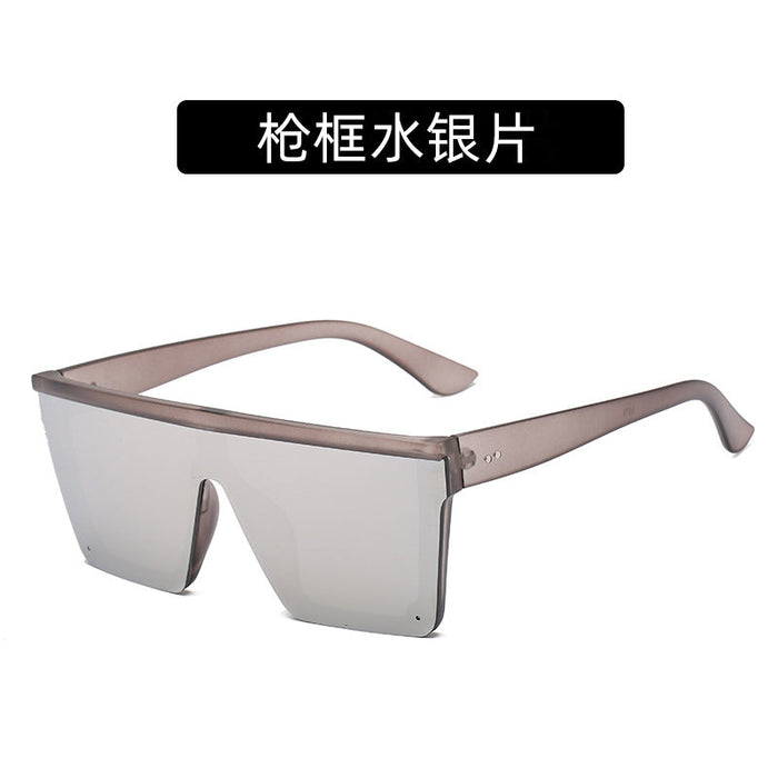 Venta al por mayor Cuadrado Clavos de arroz Lentes de una pieza Gafas de sol Male JDC-SG-XIA019