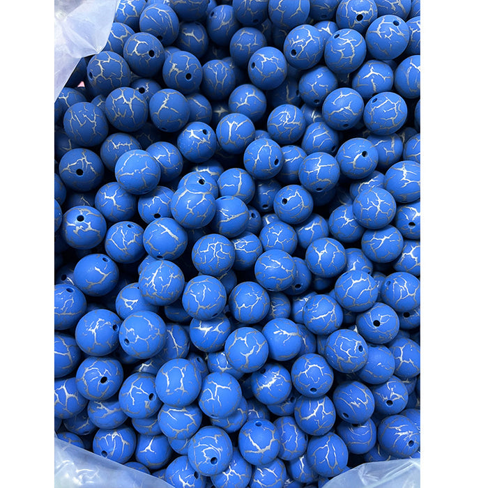 Wholesale 50pcs Leopard Print Series Silicone Balls JDC-BDS-HongZhou013