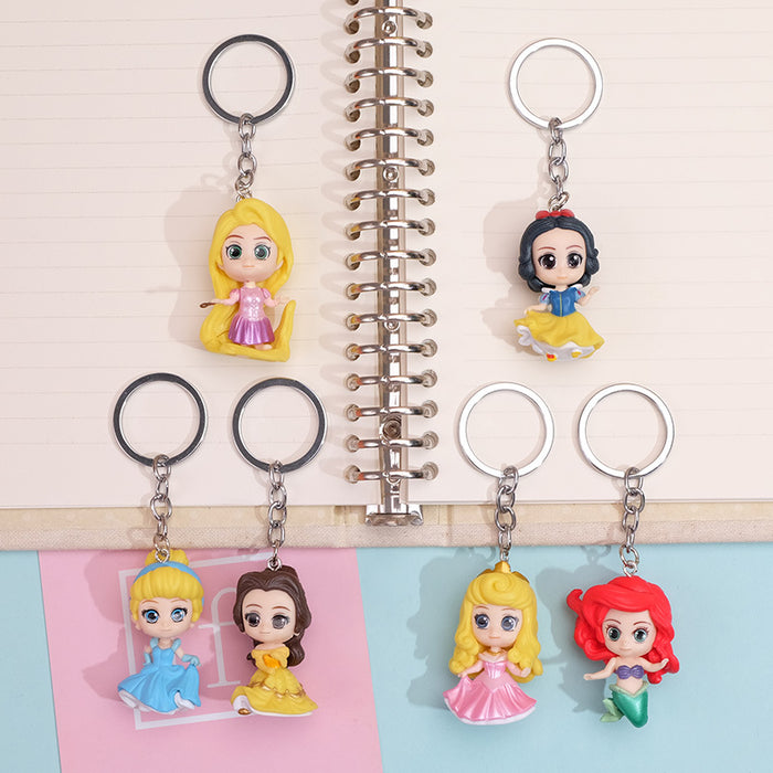 Wholesale Cartoon Doll Resin Keychain JDC-KC-QingMou004