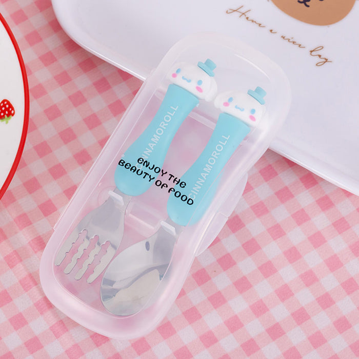 Wholesale Cartoon Stainless Steel Forks and Spoons Cutlery Set JDC-SN-CXR004