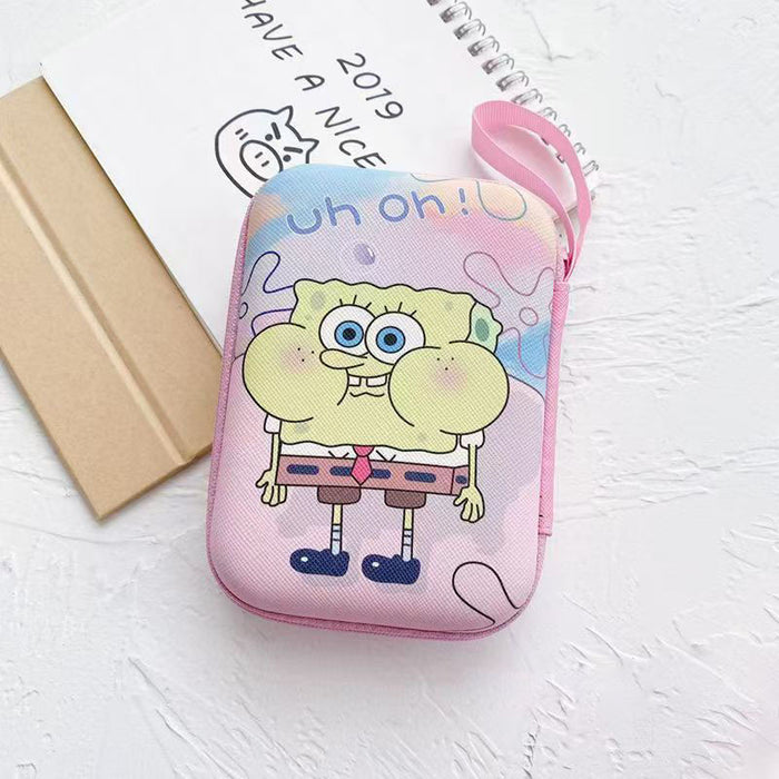 Wholesale  Cartoon  Headset Storage Bag Large Coin Purse Charger Data Cable Hard Disk Mobile Power Storage Box