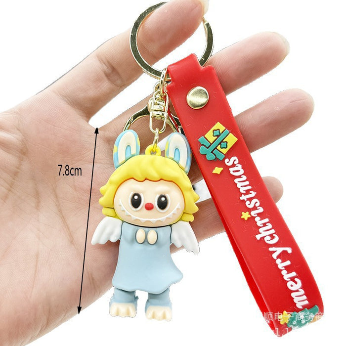 Wholesale Cartoon Christmas keychain pendant doll bag charm