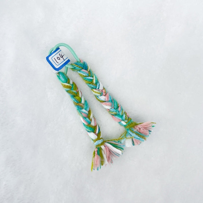 Wholesale Doll Baby Clothes Accessories Vinyl Doll Hair Accessories Multi-Color Wool Braids
