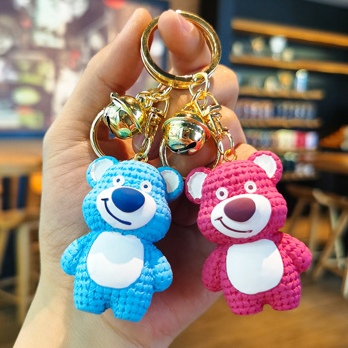 Wholesale Rubber Cartoon Doll Three-dimensional Keychain JDC-KC-Tingm120