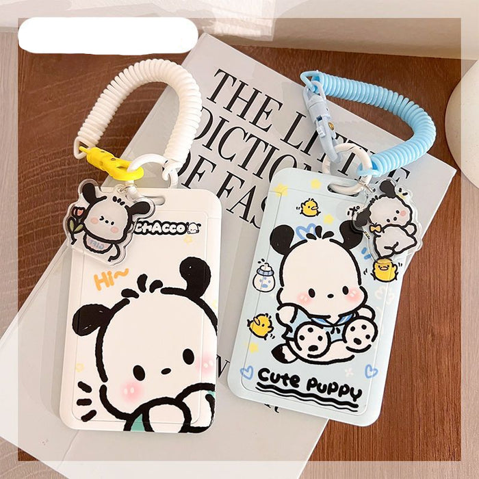 Wholesale Cute cartoon PC material hard case lanyard keychain
