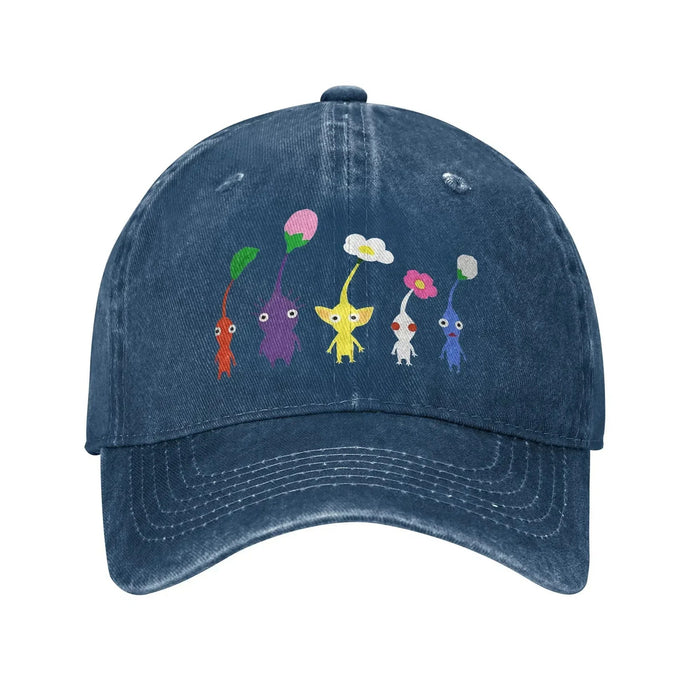 Wholesale Print Distressed Baseball Cap Adjustable Soft Dome Curved Brim Casual Summer Hat For Game Fans