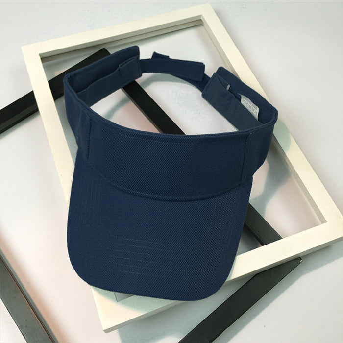 Wholesale Solid color empty top hat, sports running speed dry baseball cap, no top outdoor sun protection hat