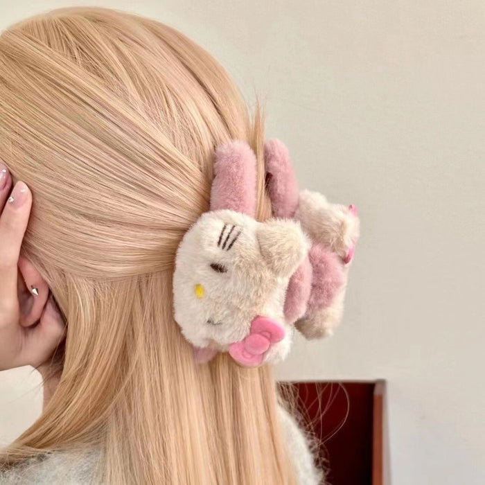 Wholesale Cute plush hair clip, bow, cartoon hair clip