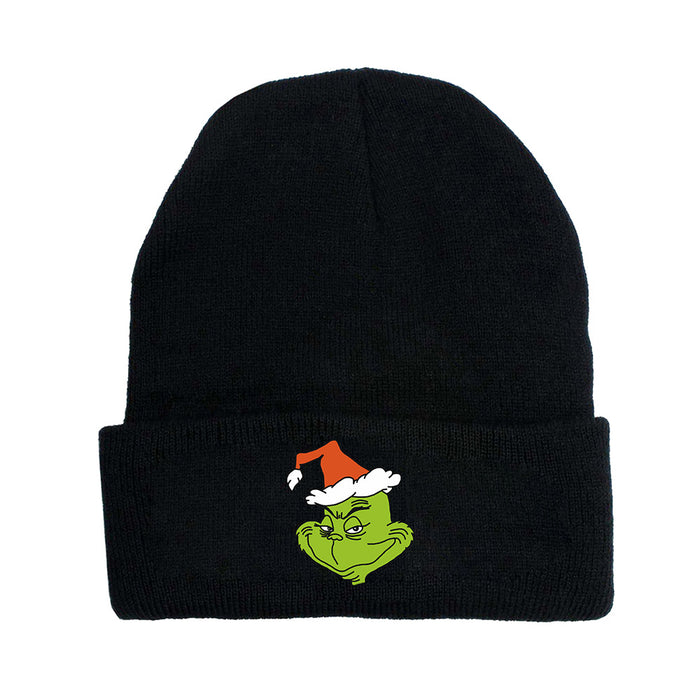 Wholesale Christmas Cartoon Wool Knitted Hat JDC-FH-LaiY005