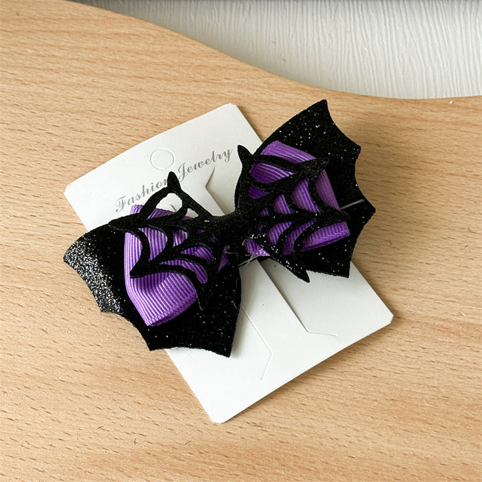 Wholesale Halloween New  Hairpin,   Pumpkin Headdress,  Holiday Supplies,  Mesh Little Monster Hairpin,  Funny Little Gift