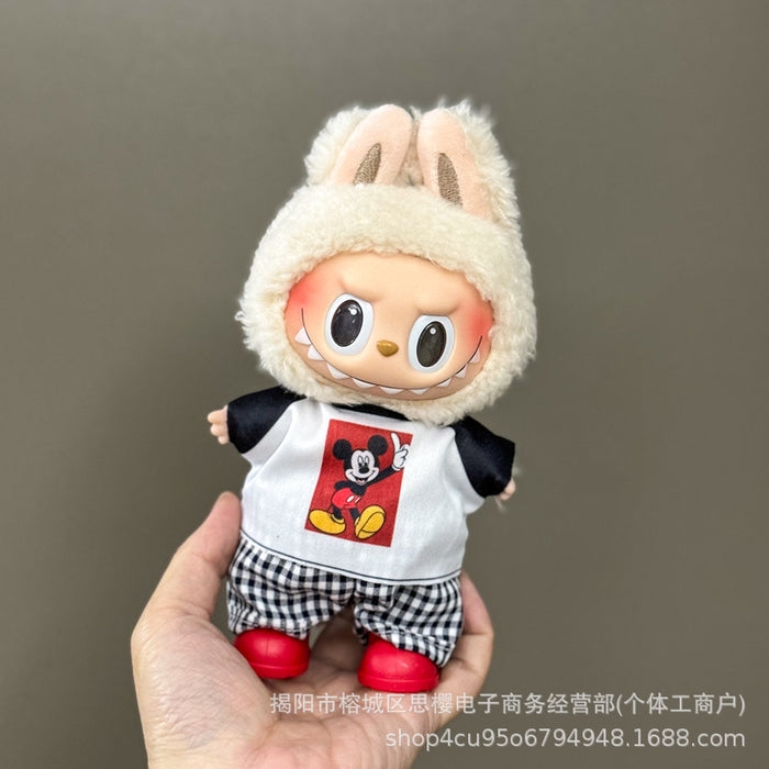 Wholesale 17cm Cartoon Doll Clothes Set