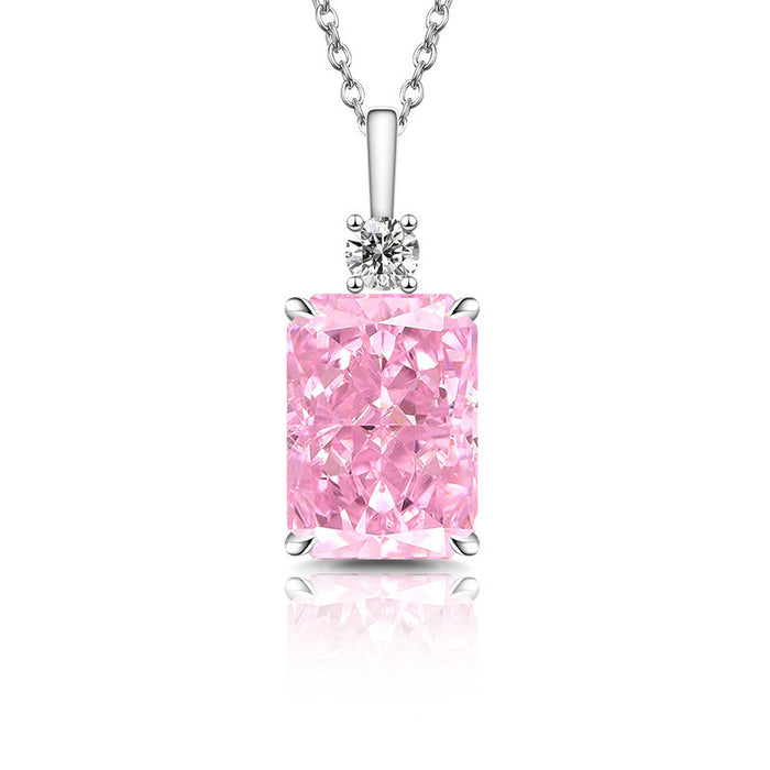 Wholesale Copper Perfume Bottle Pendant Necklace Diamond Cut Sparkle Jewelry Accessory for Everyday Wear