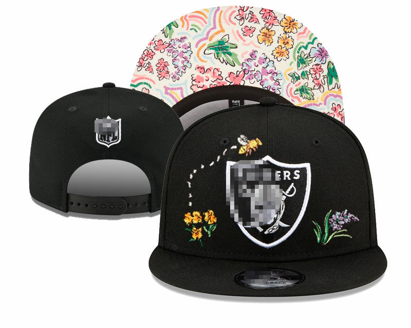 Wholesale Rugby sun hat embroidery outdoor sun protection flat brim hat all-match