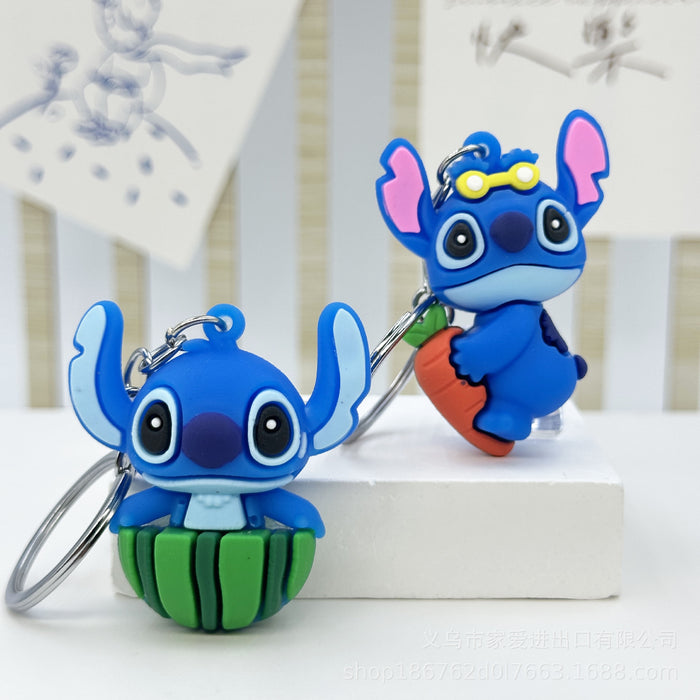 Wholesale Fruit Cartoon PVC Doll Keychain (F) JDC-KC-JiaA006