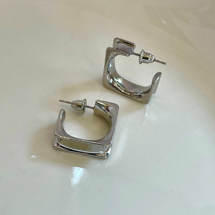 Wholesale Square Geometric Stud Earrings