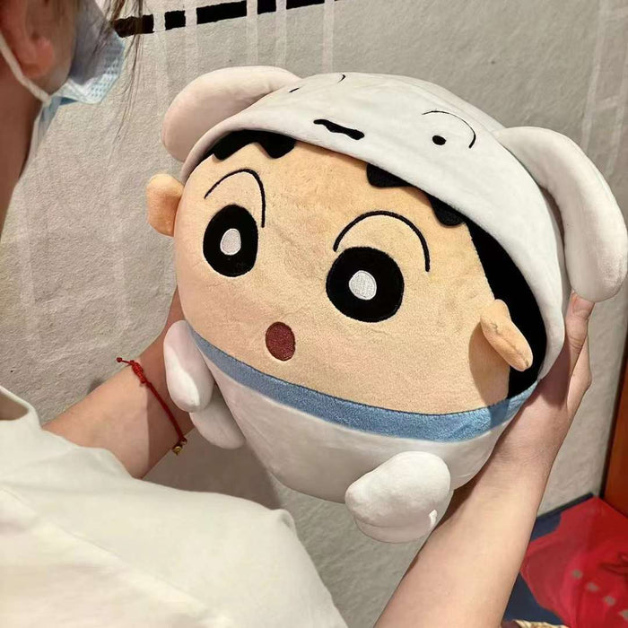 Wholesale Cute cartoon with hood transformed into plush toy