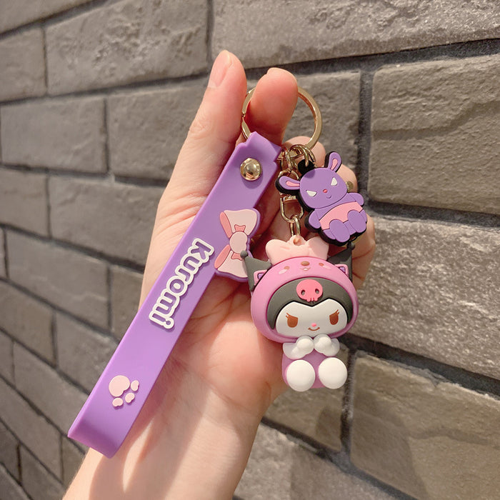 Wholesale Cartoon Silicone Keychain JDC-KC-MZL013