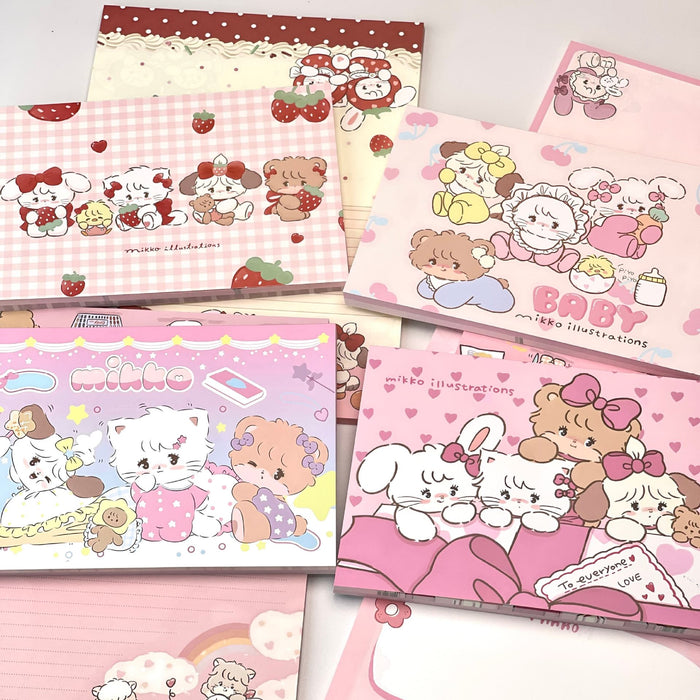 Wholesale Cute Cartoon Flat-Spread B5 Notebook Trendy Full-Color Diary for Girls Double Offset Paper Everyday Journal