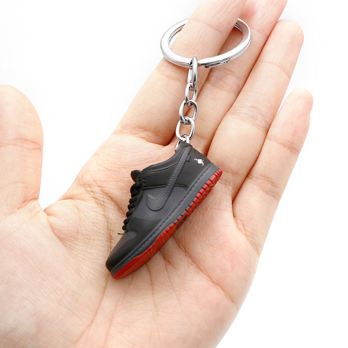 Wholesale PVC Basketball Shoe Model Keychain JDC-KC-QLPing016