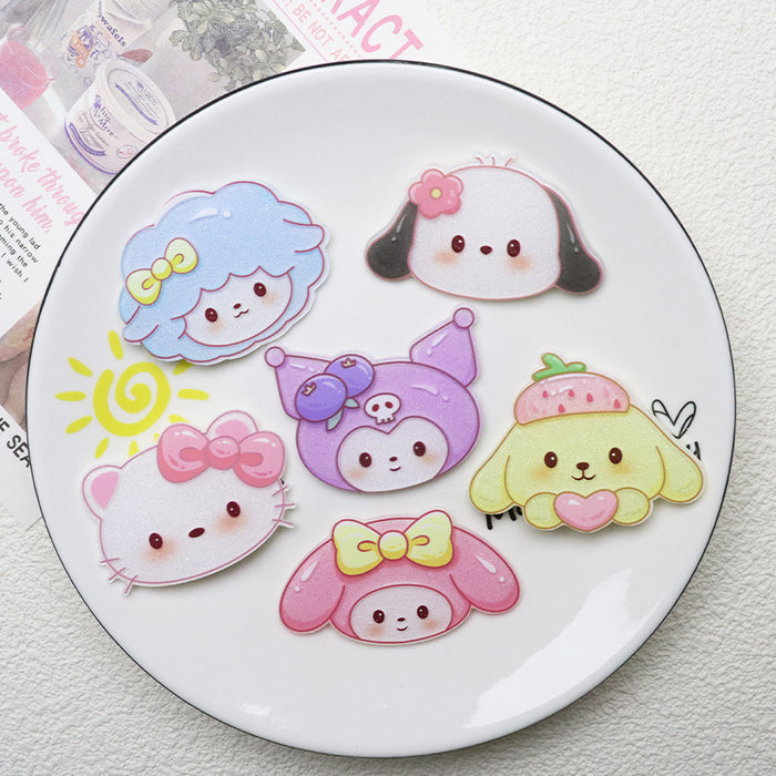 Wholesale 10pcs Cartoon Acrylic Diy Decorative Patch Accessories JDC-FK-YaoL027