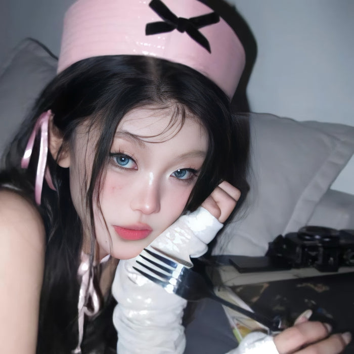 Wholesale Pink Sailor Hat Navy Hat Girl Nurses' Hat Halloween Costume Women's Wear