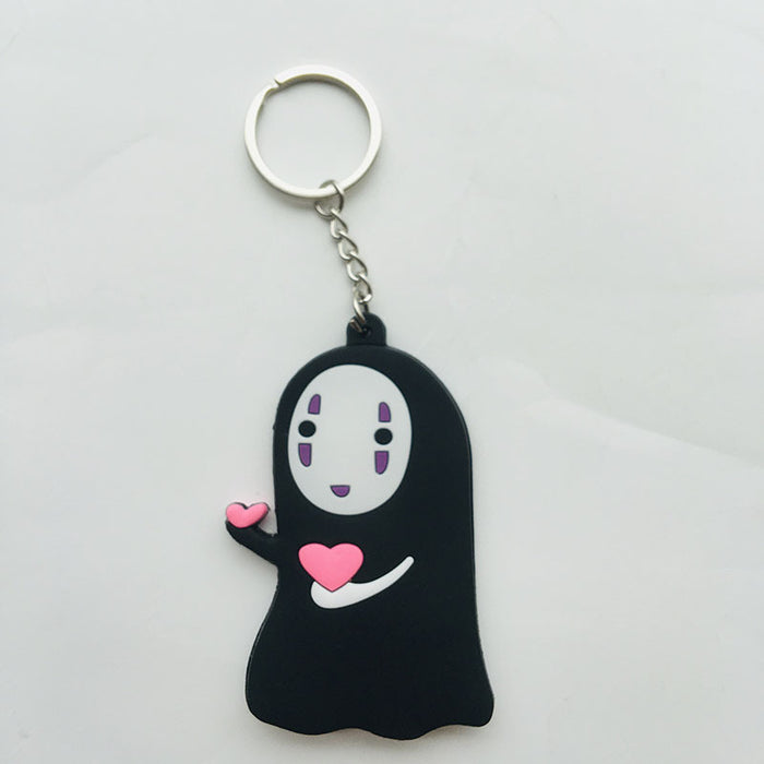 Wholesale Cartoon Anime Cute PVC Keychain JDC-KC-Hual003