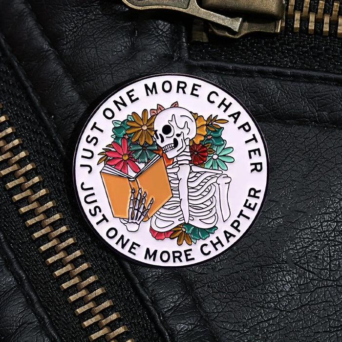 Wholesale Trendy Skull Baking Paint Brooch Lapel Pin Badge Clothing Bag Decoration Fashion Accessory MOQ≥2