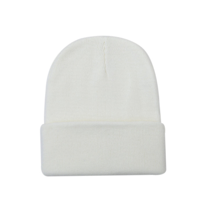 Wholesale Solid Color Acrylic Knitted Beanie JDC-FH-Kamie008