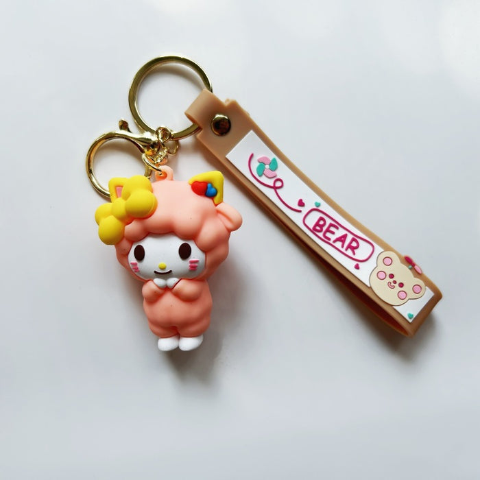 Wholesale PVC Cartoon Doll Keychain JDC-KC-WuYi079