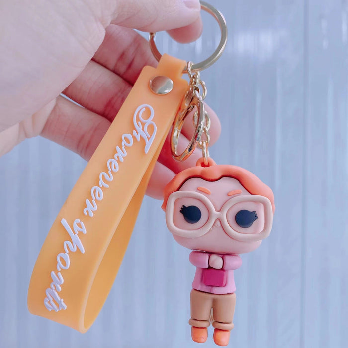 Wholesale Anime PVC Chrysanthemum Monster Keychain JDC-KC-JBao006