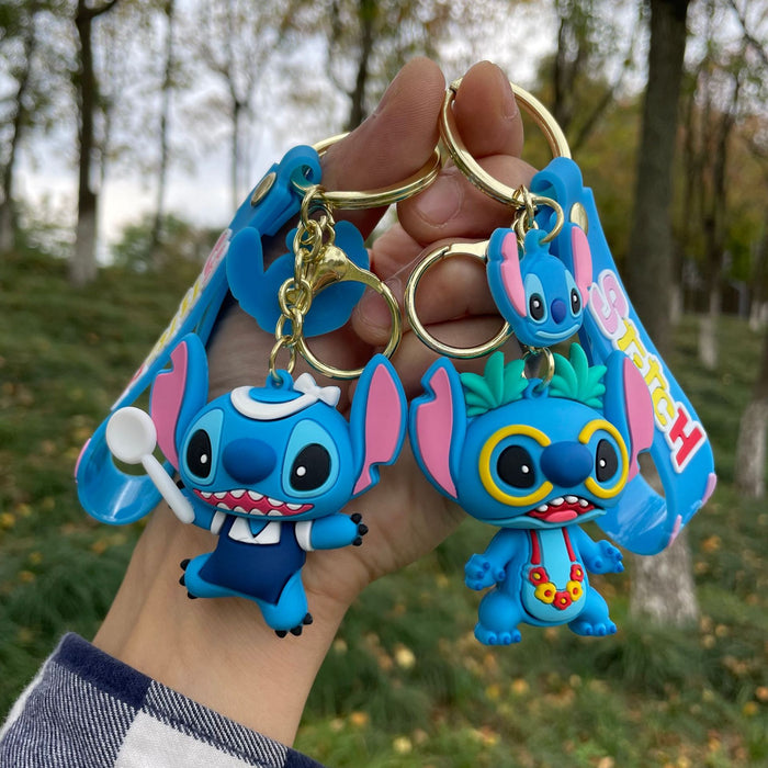 Wholesale Cartoon 3D Doll Keychain, Car Keychain, Bag Pendant