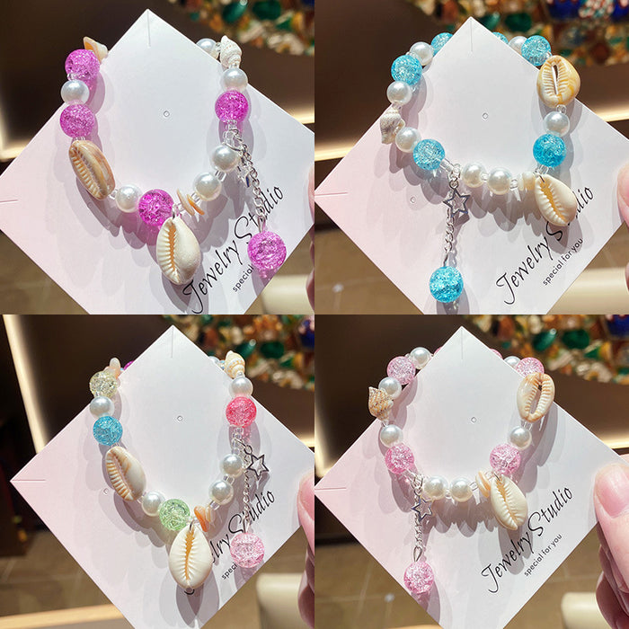Wholesale Summer Shell Beaded Bracelet Trendy Jewelry Accessory MOQ≥3
