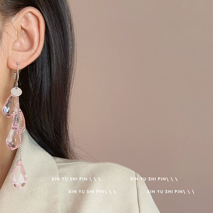 Wholesale Long tassel earrings, new retro style versatile earrings