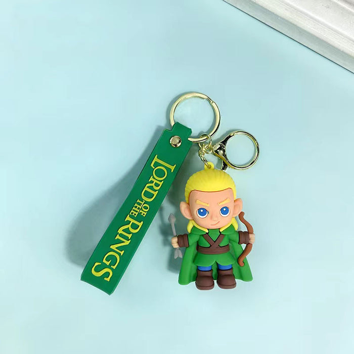 Wholesale Multiple movie character soft rubber keychains available