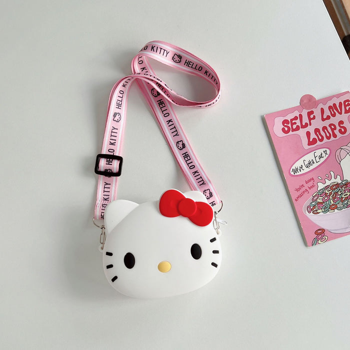 Wholesale New cartoon phone bag, single shoulder crossbody bag, cat head bag
