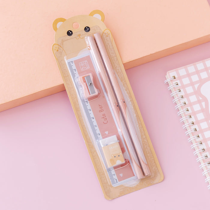 Wholesale School supplies set gift box gift package student pencil stationery