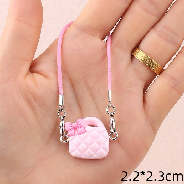 Wholesale Cute bow bag charm Keychains
