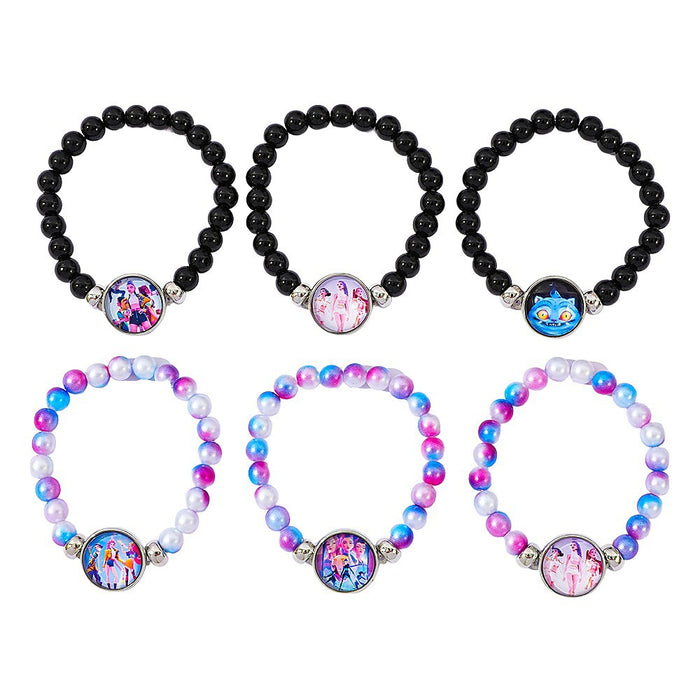 Wholesale K-Pop Glass Beaded Bracelet
