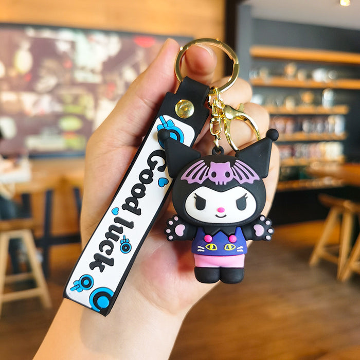 Wholesale Cartoon Doll Silicone Keychain JDC-KC-Tingm238