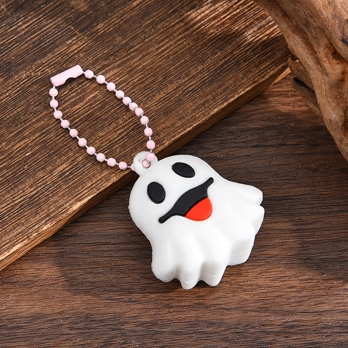 Wholesale  keychain trick-or-treating ghost pumpkin keychain  pendant chain skull ghost key chain