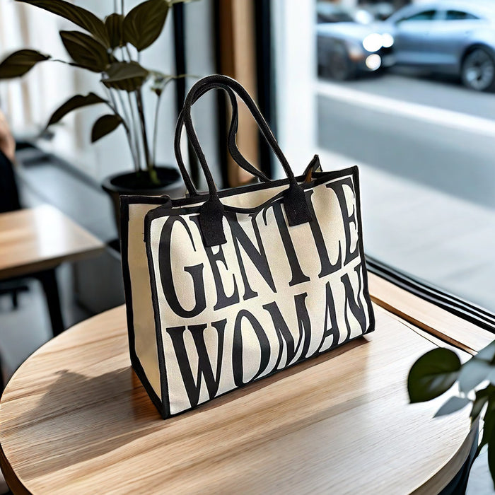 Wholesale Canvas bag, shoulder bag, commuting tote bag, large capacity tote bag, versatile tote bag